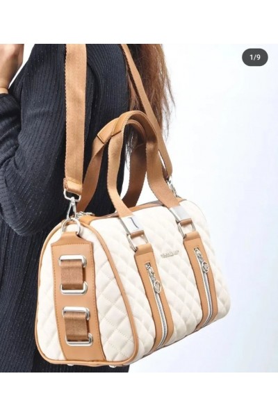 BEJ KAPİTONE SİLİNDİR KOLON ASKILI