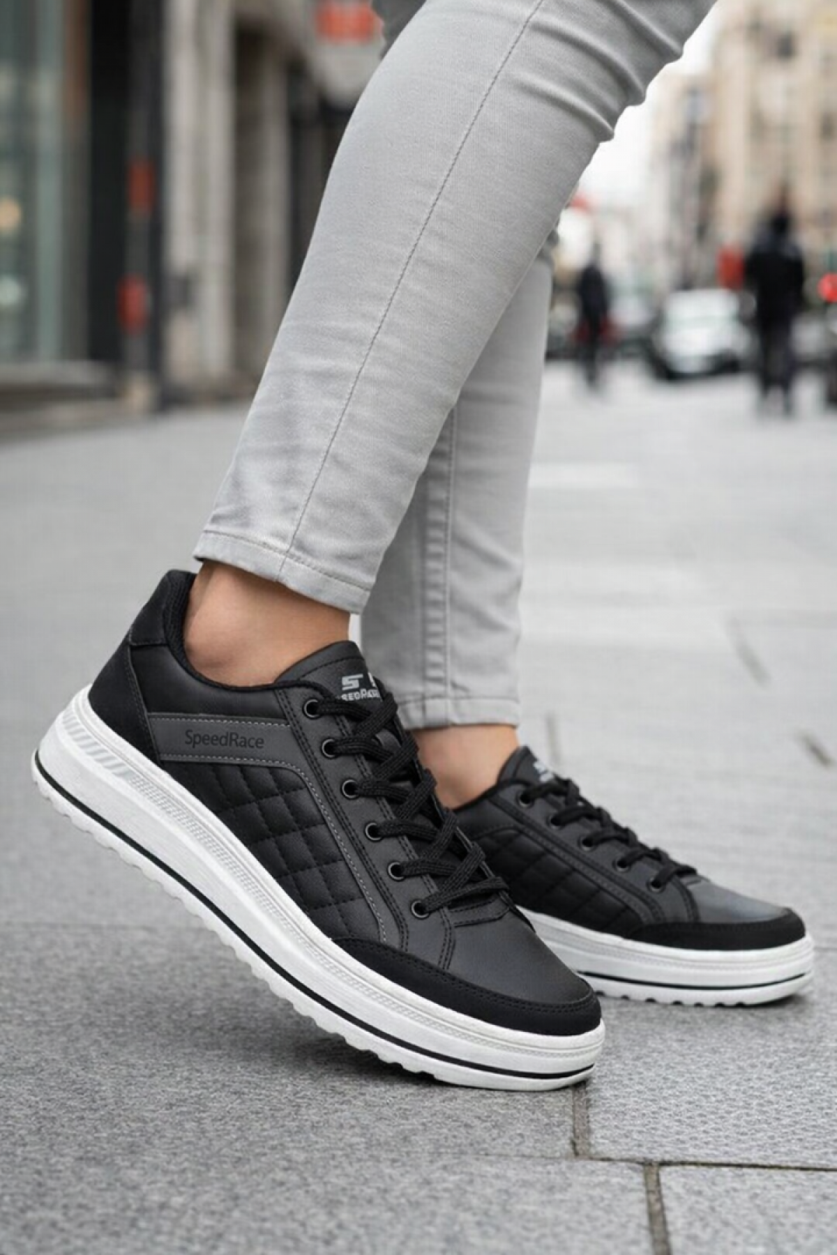 Beyaz Taban Erkek Spor Ayakkabı