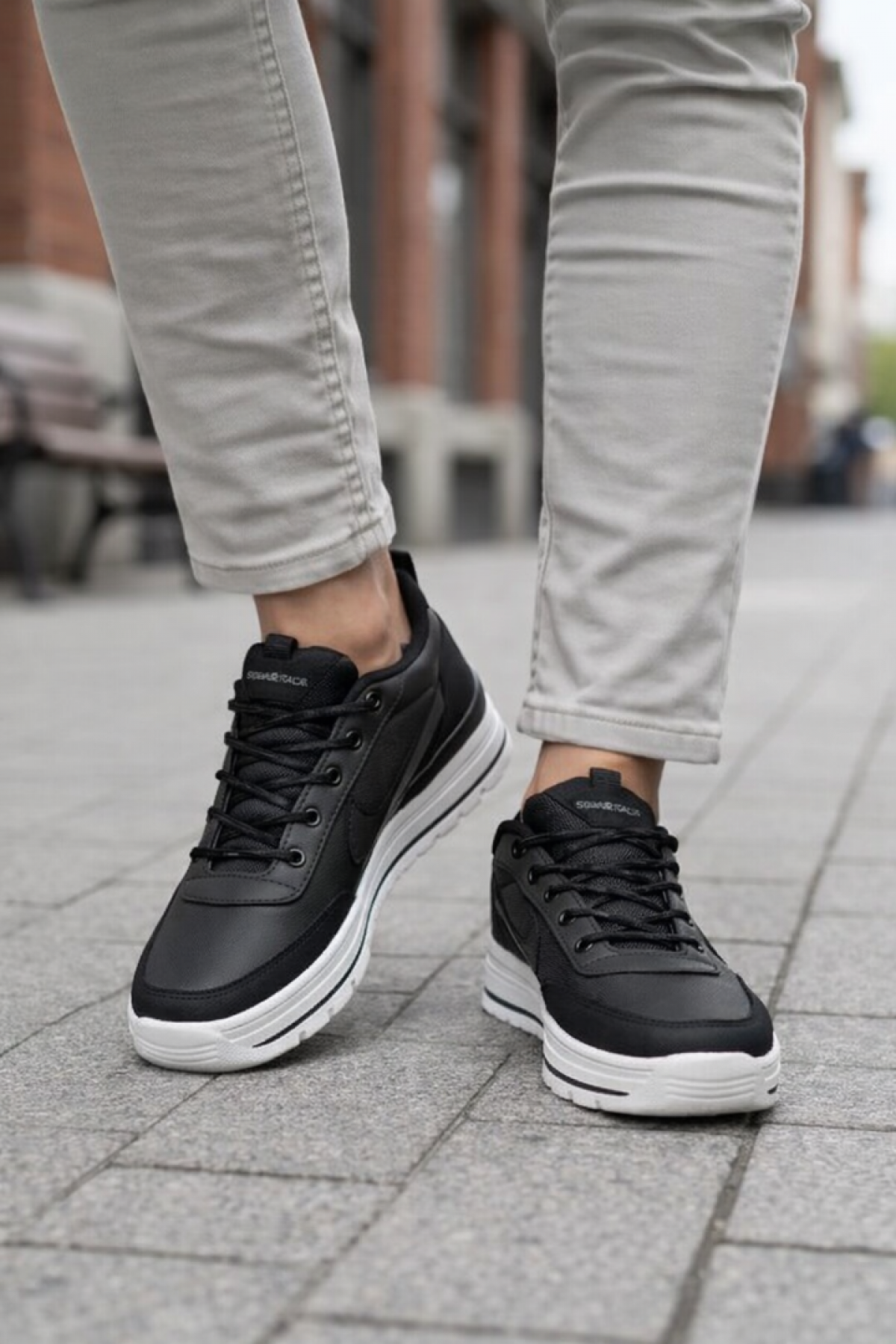 Beyaz Taban Erkek Spor Ayakkabı